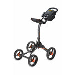 Bag Boy Quad XL 4 Wheel Push Cart Golf Stuff - Save on New and Pre-Owned Golf Equipment Graphite/Orange 