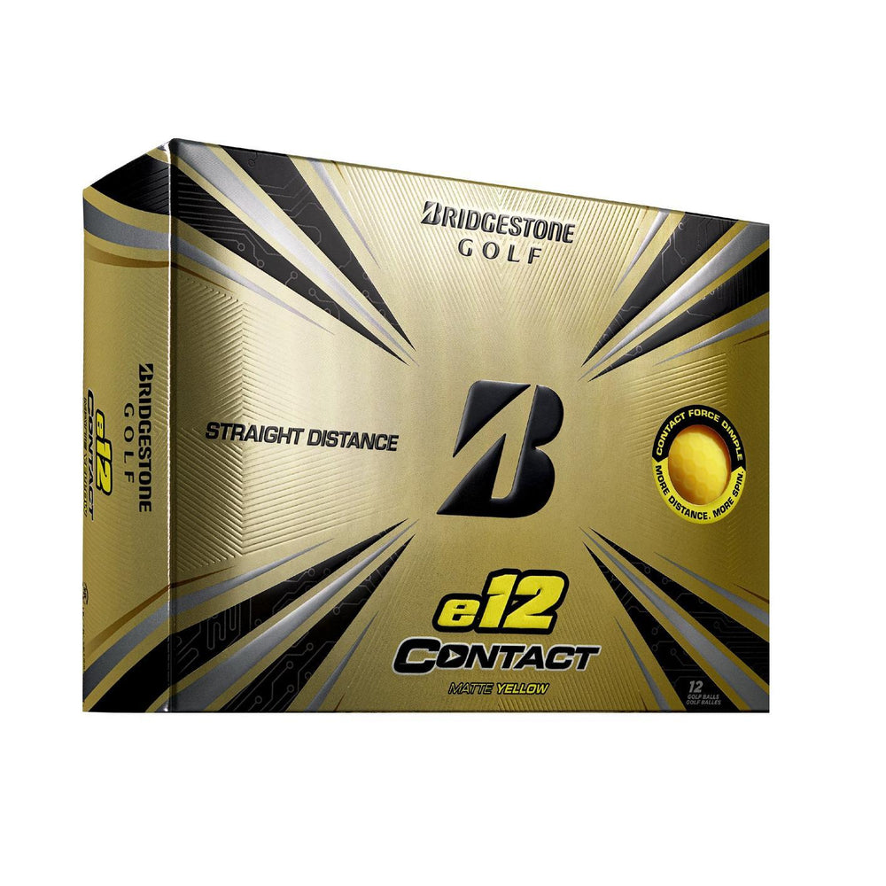 Bridgestone e12 Contact Golf Balls Golf Stuff - Save on New and Pre-Owned Golf Equipment Box/12 Matte Yellow 