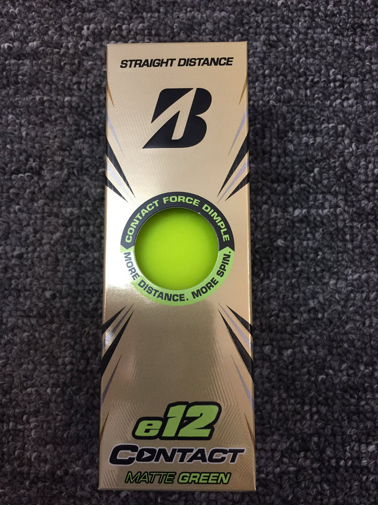 Bridgestone e12 Contact Golf Balls Golf Stuff - Save on New and Pre-Owned Golf Equipment Slv/3 Matte Green 