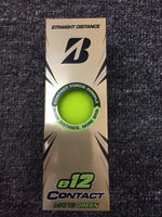Bridgestone e12 Contact Golf Balls Golf Stuff - Save on New and Pre-Owned Golf Equipment Slv/3 Matte Green 