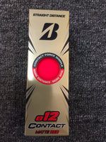 Bridgestone e12 Contact Golf Balls Golf Stuff - Save on New and Pre-Owned Golf Equipment Slv/3 Matte Red 