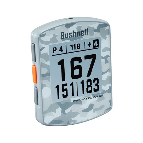 Bushnell Phantom 2 GPS Rangefinder with Magnetic Mount Golf Stuff - Save on New and Pre-Owned Golf Equipment Gray Camo 