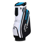 Callaway Chev 14 Cart Bag '23 Golf Stuff - Low Prices - Fast Shipping - Custom Clubs White/Black/Cyan 