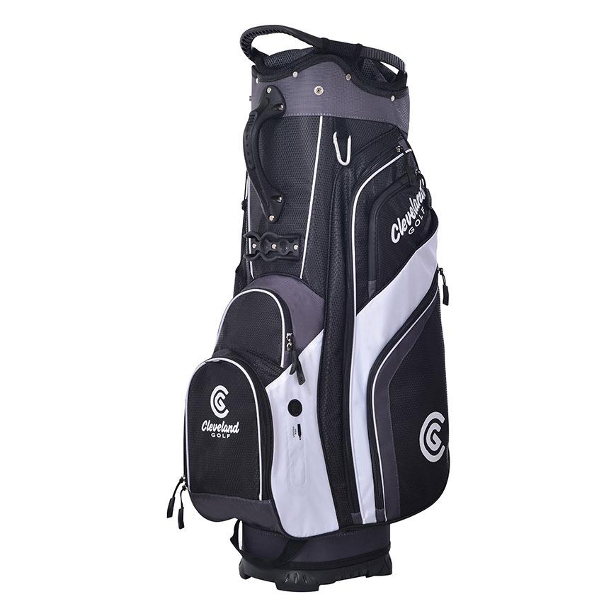 Cleveland Golf LT Cart Bag Golf Stuff - Low Prices - Fast Shipping - Custom Clubs Black/Char/White 