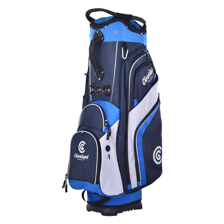Cleveland Golf LT Cart Bag Golf Stuff - Low Prices - Fast Shipping - Custom Clubs Navy/Roy/White 