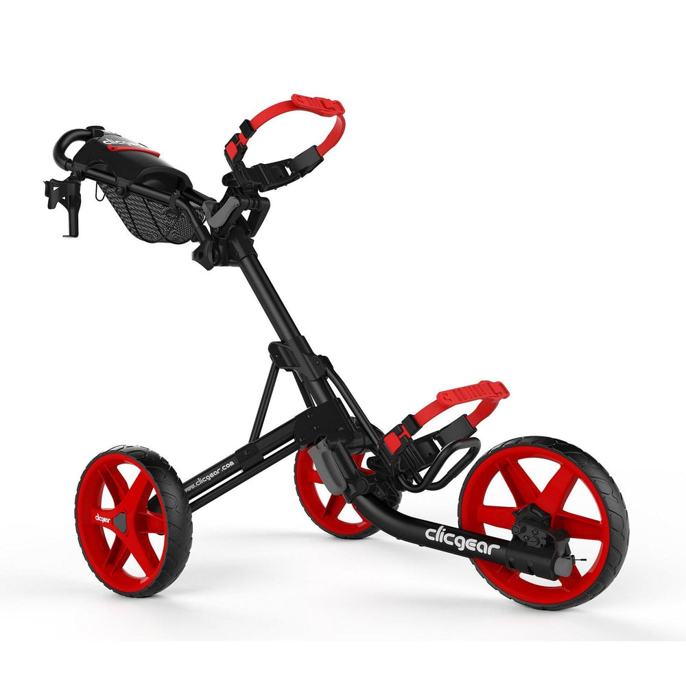 Clicgear 4.0 Model Push Cart Golf Stuff Matte Black/Red 