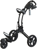 Clicgear Rovic 3 Wheel Push Cart RV1S Golf Stuff - Save on New and Pre-Owned Golf Equipment Charcoal Frame/Black Wheel 