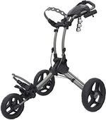 Clicgear Rovic 3 Wheel Push Cart RV1S Golf Stuff - Save on New and Pre-Owned Golf Equipment Silver Frame/Black Wheel 