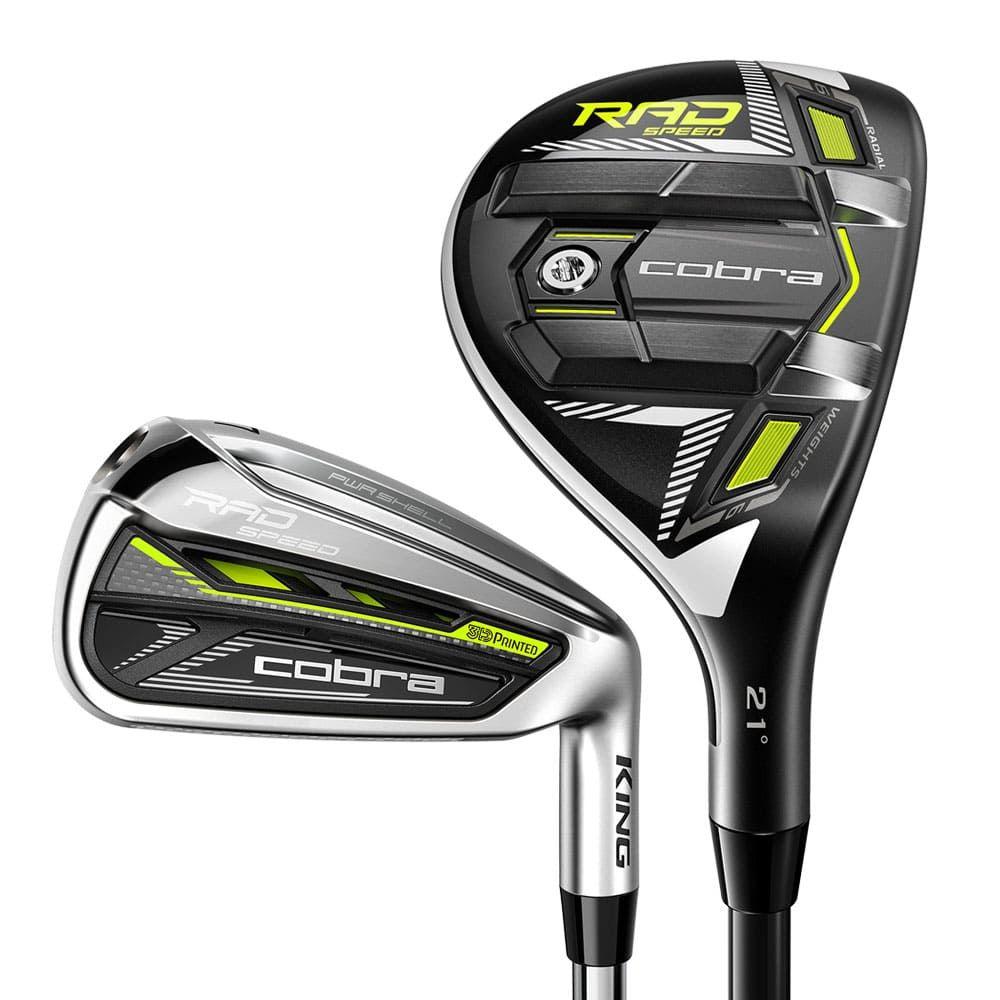 Cobra King Radspeed Combo Graphite Iron Set Golf Stuff Right Lite (Senior)/UST Recoil 460 ESX GRAPHITE Irons/UST Recoil 480 ESX (F2) Hybrid 5H 6-PW AW