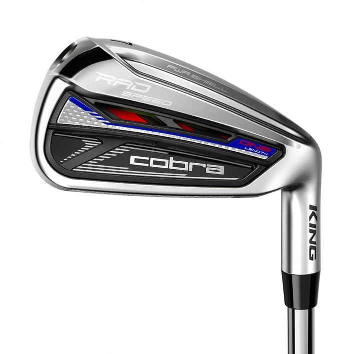 Cobra King Radspeed One Length Steel Iron Set Golf Stuff Right Regular/Steel KBS Tour 80 90 110 5-PW, GW