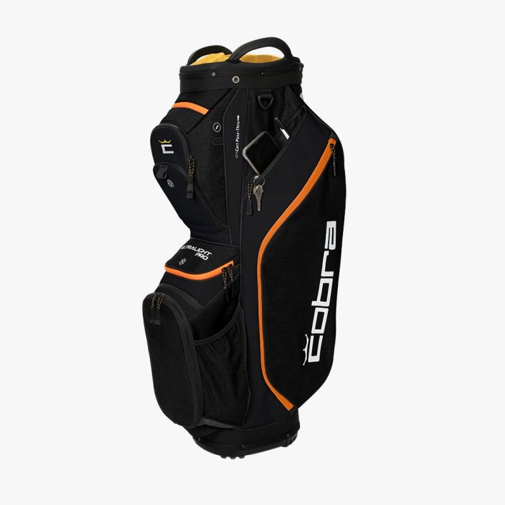 Cobra Ultralight Pro Cart Bag UL22 Golf Stuff Black/Gold Fusion 