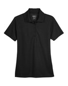 Core365 Ladies Origin Performance Piqué Polo Black 78181 Golf Stuff 