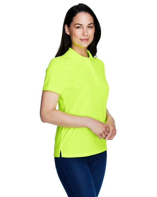 Core365 Ladies Origin Performance Piqué Polo Safety Yellow 78181 Golf Stuff 