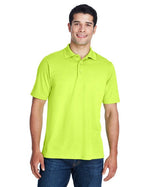 Core365 Mens Origin Performance Piqué Polo Safety Yellow 88181 Golf Stuff 