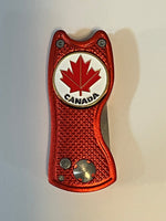 Fix It Switchblade Divot Tool with Canada Flag Marker Golf Stuff - Save on New and Pre-Owned Golf Equipment 