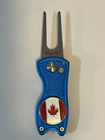 Fix It Switchblade Divot Tool with Canada Flag Marker
