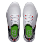 Footjoy Fuel Men's Spikeless Golf Shoe White/Navy/Lime 55452 Golf Stuff - Save on New and Pre-Owned Golf Equipment 