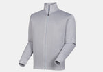 Footjoy Full Zip Jersey Knit Midlayer w Ribbed Sleeves 24799 Golf Stuff XL Heather Grey 