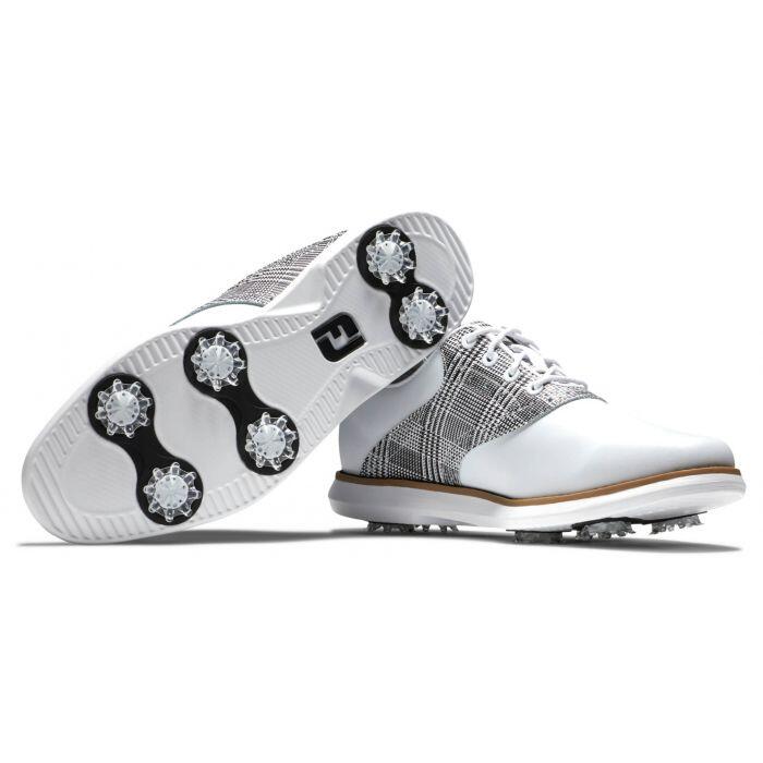 FootJoy Traditions Women's Golf Shoes White/Zebra 97904 Golf Stuff 