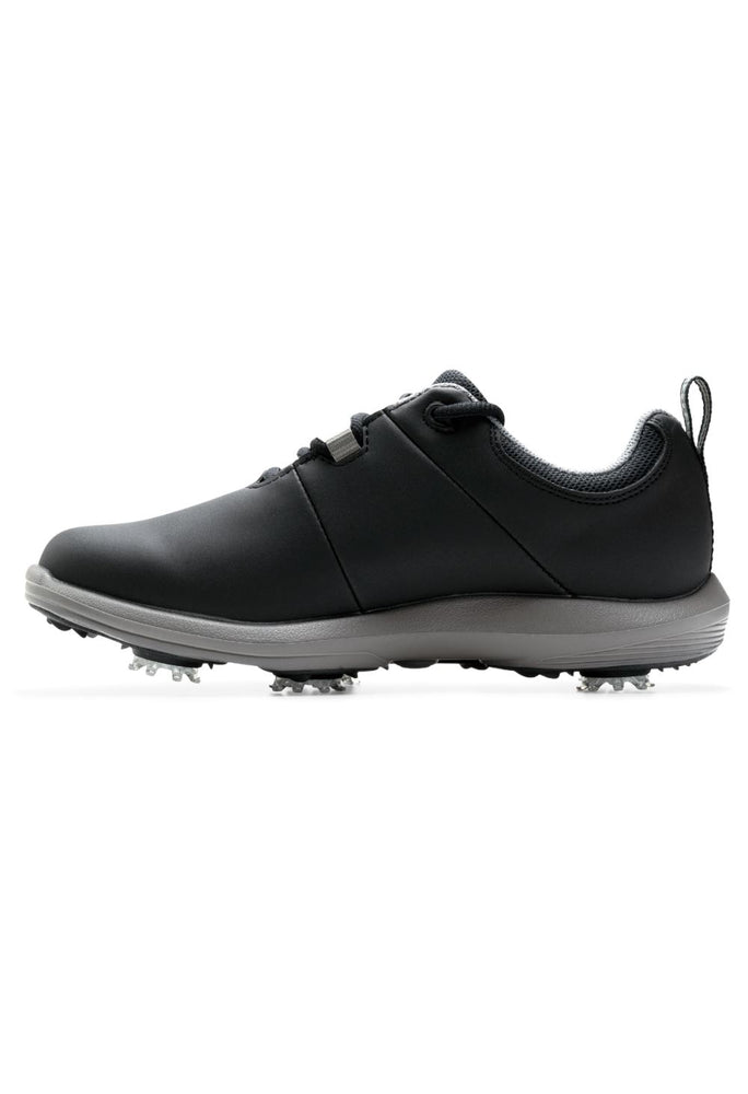 Footjoy Women's eComfort Spiked Golf Shoe Black/Charcoal 98645 Golf Stuff - Save on New and Pre-Owned Golf Equipment 