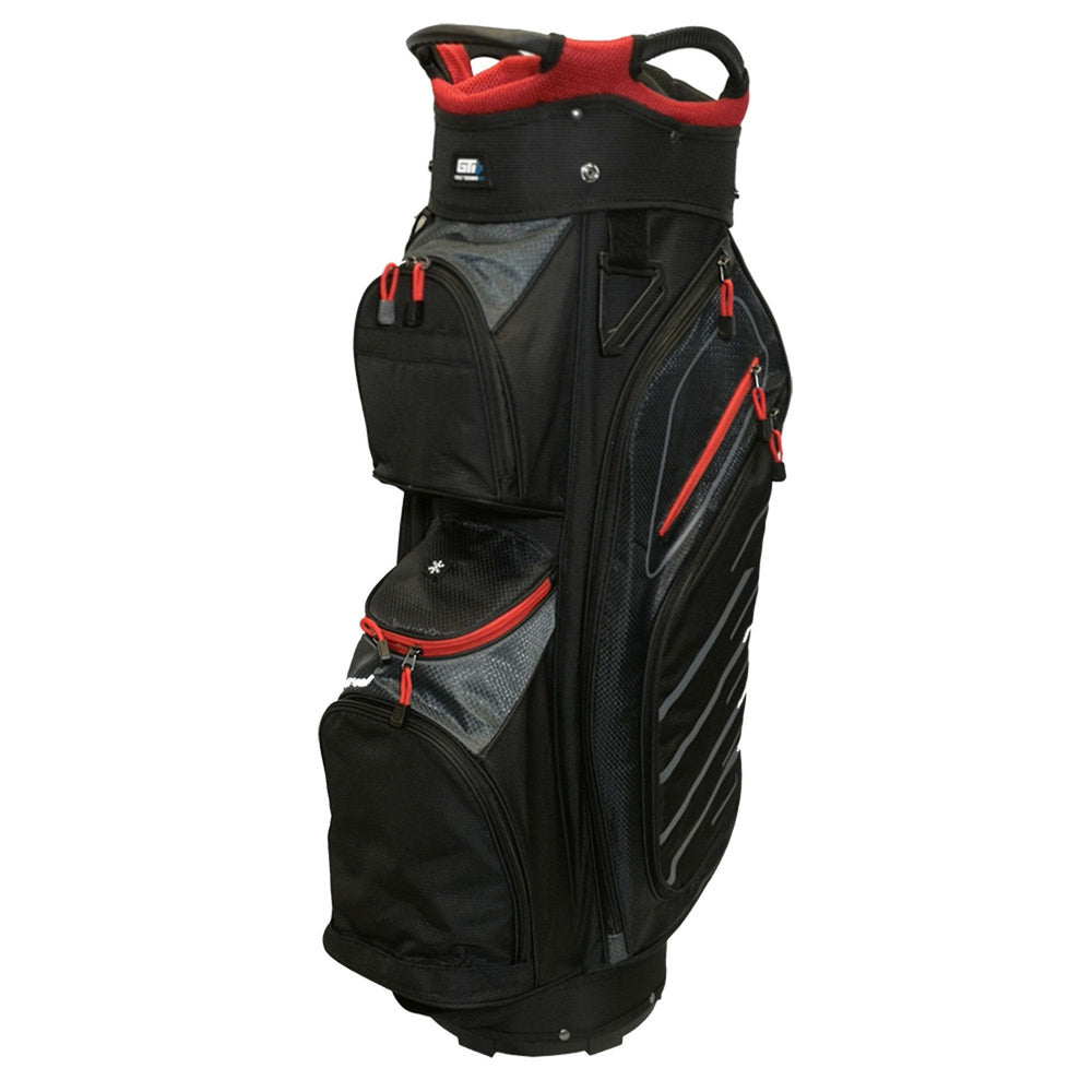 Golf Trends Fairway Cart Bag Golf Stuff Black/Grey/Red 