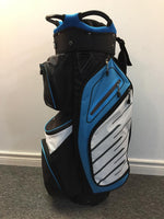 Golf Trends Fairway Cart Bag Golf Stuff Black/Light Blue/White 