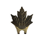Maple Leaf Magnetic Hat Clip Golf Stuff - Save on New and Pre-Owned Golf Equipment Brass 
