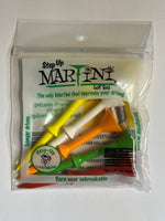 Martini Step Up Tees 3 1/4 Pack of 5 Tees Golf Stuff - Save on New and Pre-Owned Golf Equipment Multi: Ylw/Whi/Org/Grn/Red 