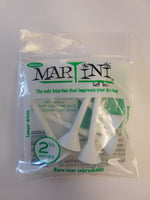 Martini Tees Midsize 2 3/4 Inches Pack of 5 pcs Golf Stuff - Save on New and Pre-Owned Golf Equipment White 