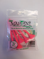 Martini Tees Original 3 1/4 Inches Pack of 5pcs Golf Stuff - Save on New and Pre-Owned Golf Equipment Pink 