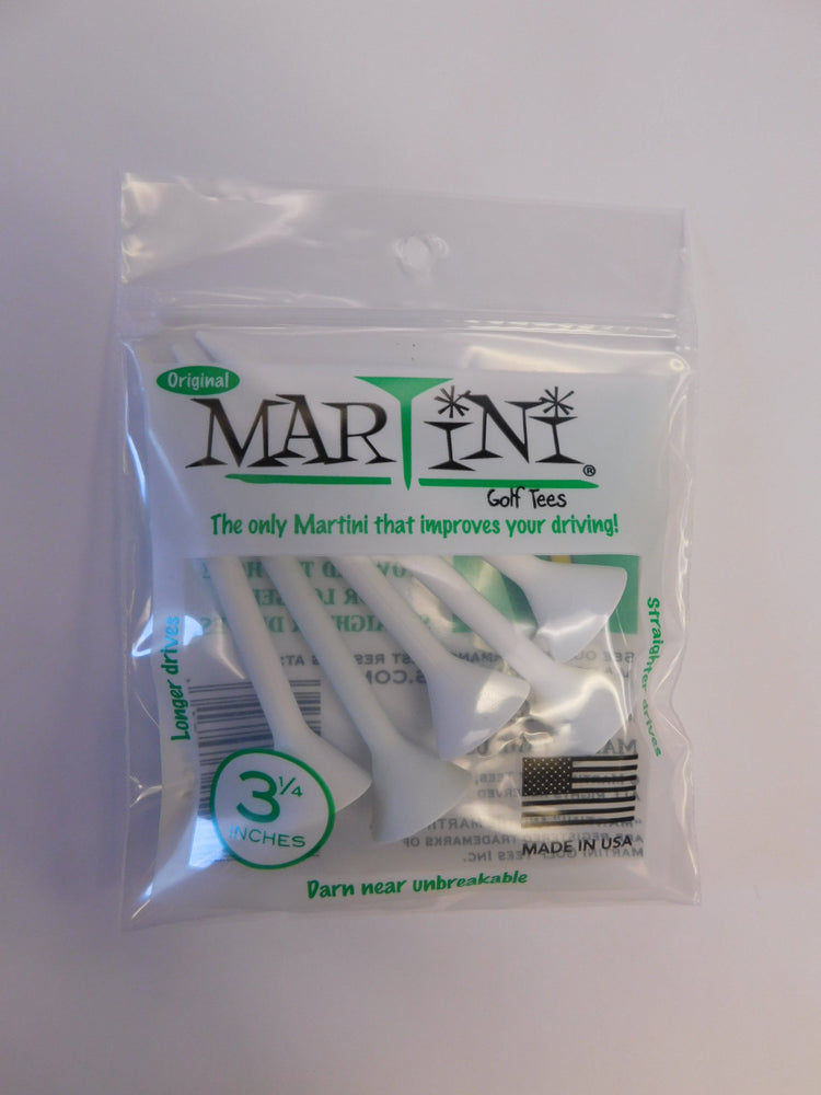 Martini Tees Original 3 1/4 Inches Pack of 5pcs Golf Stuff - Save on New and Pre-Owned Golf Equipment White 