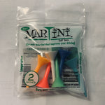 Martini Tees Short 2 Inches Pack of 6 Pcs Golf Stuff - Save on New and Pre-Owned Golf Equipment Multi: Orange/White/Blue/Aqua/Green/Pink 