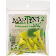 Martini Tees Short 2 Inches Pack of 6 Pcs Golf Stuff - Save on New and Pre-Owned Golf Equipment Yellow 