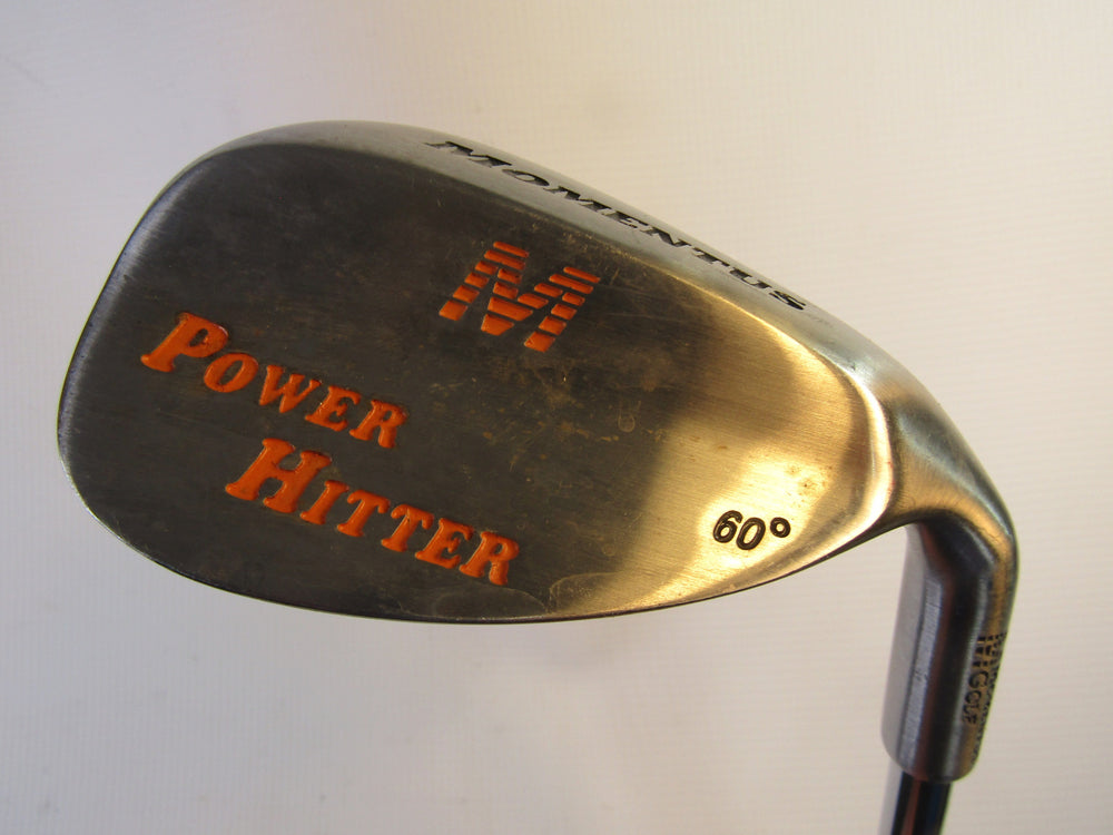 Momentus Golf Power Hitter 60° Wedge XStiff Flex Steel Shaft Men's Right Hand