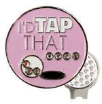 MXM Bling Hat Clip Set With Ball Marker Golf Stuff - Save on New and Pre-Owned Golf Equipment I'd Tap That 