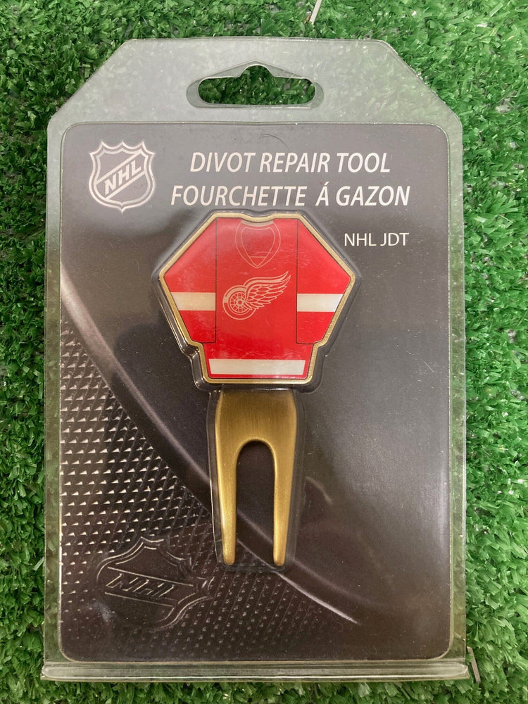NHL Divot Repair Tool + Ball Marker (Jersey Style) Golf Stuff Detroit Red Wings 