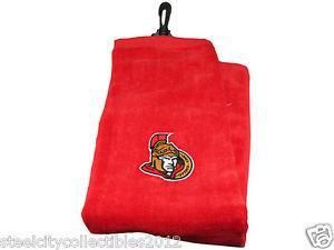 NHL Golf Towels Towel Acushnet Ottawa Senators 