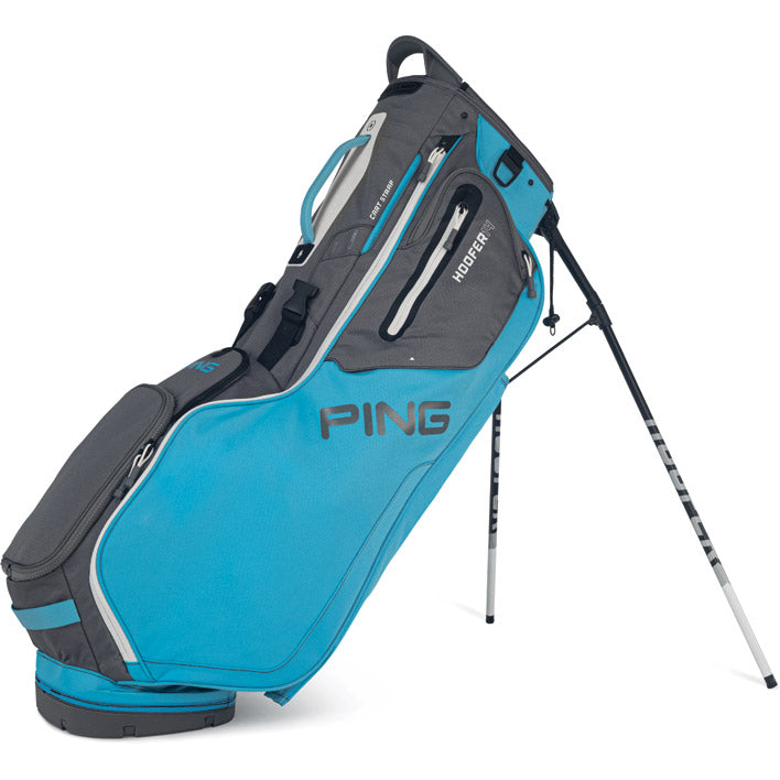 Ping Hoofer 14 Stand Bag '21 Golf Stuff Bright Blue/Dark Grey/White 