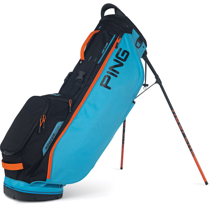 Ping Hoofer Lite Stand Bag '21 Golf Stuff Bright Blue/Black/Orange 