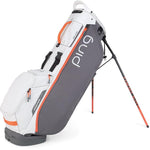 Ping Hoofer Lite Stand Bag '21 Golf Stuff Grey/White/Coral 