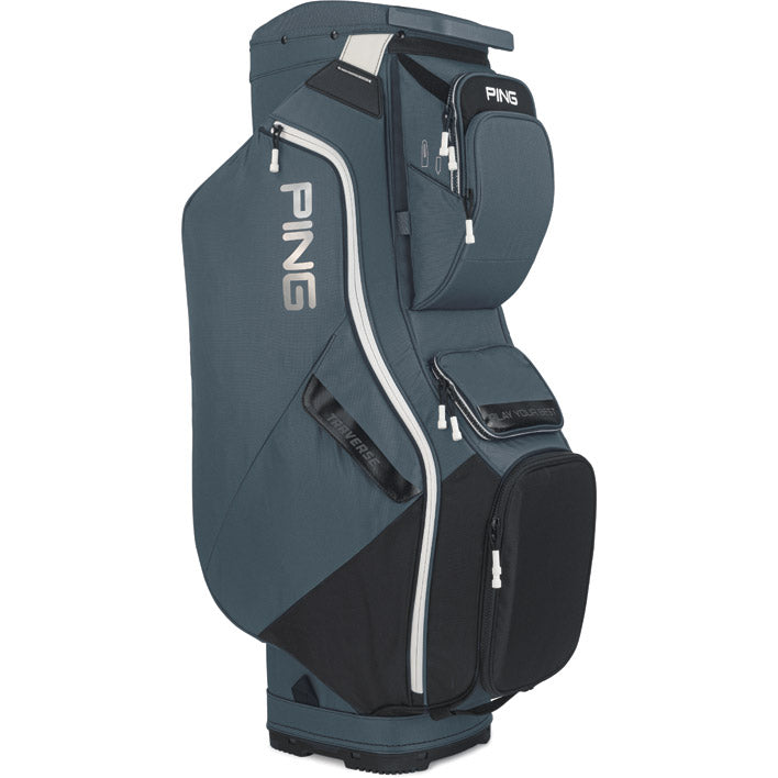 Ping Traverse Cart Bag '21 Golf Stuff - Low Prices - Fast Shipping - Custom Clubs Slate/Black/White 