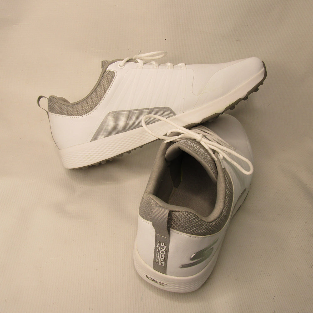 *PRE-OWNED* Skechers Go Golf Elite 4 Victory 214022 Mens Golf Shoe White/Grey Size 13EW Golf Stuff - Save on New and Pre-Owned Golf Equipment 