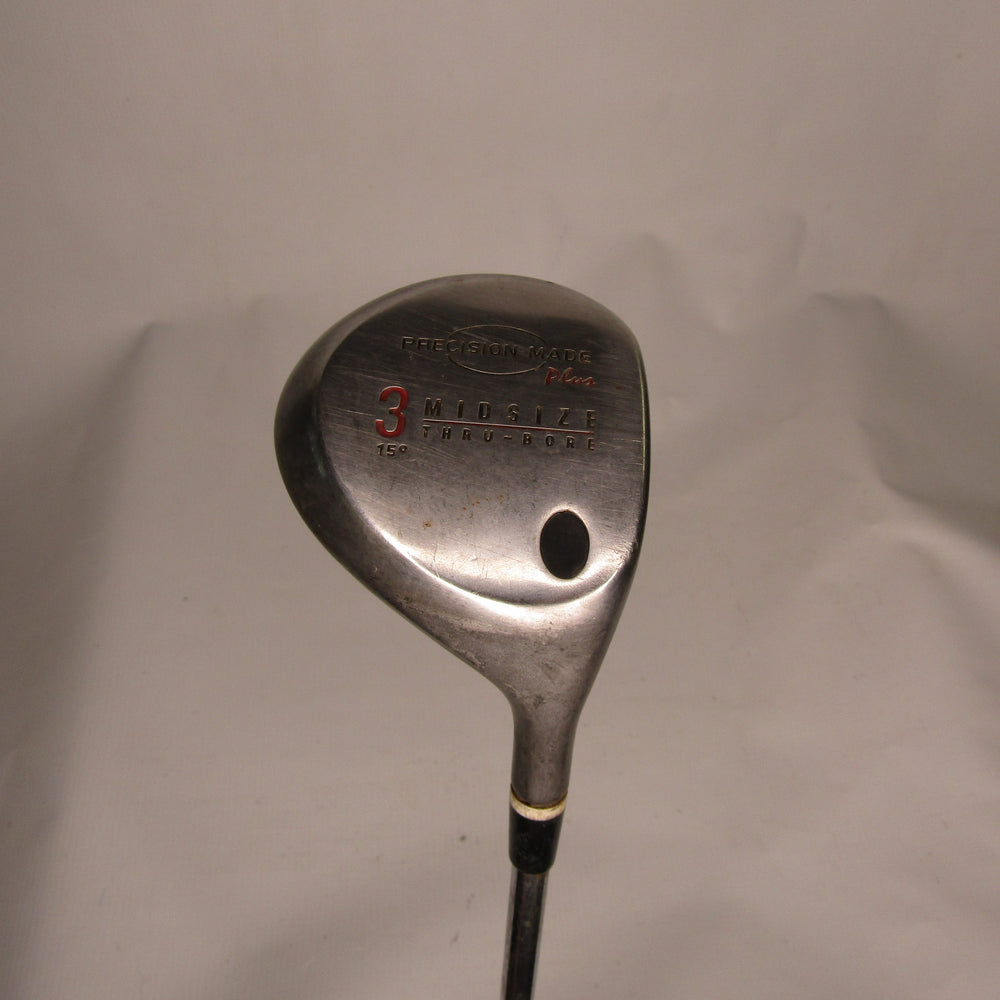 Precision Made Plus 15° 3 Wood Regular Flex Steel Shaft Mens Right Hand Golf Stuff 