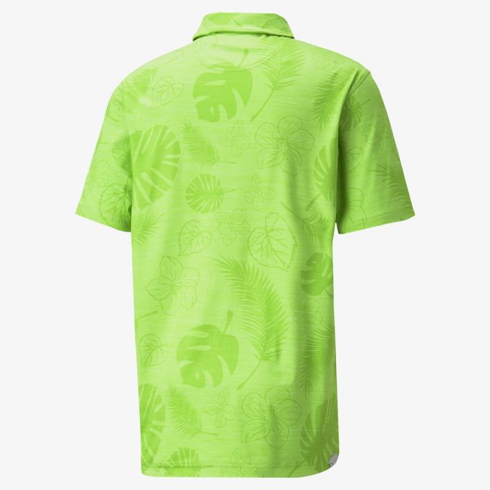 Puma Men's Cloudspun Leaves N Flowers Polo 532975 03 Golf Stuff 