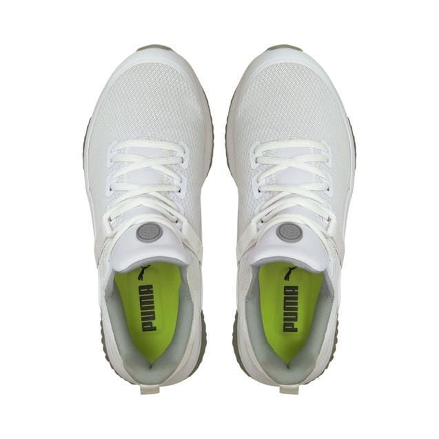 Puma Men's Fusion Evo Golf Shoes White-Quarry 193850 02 Golf Stuff 