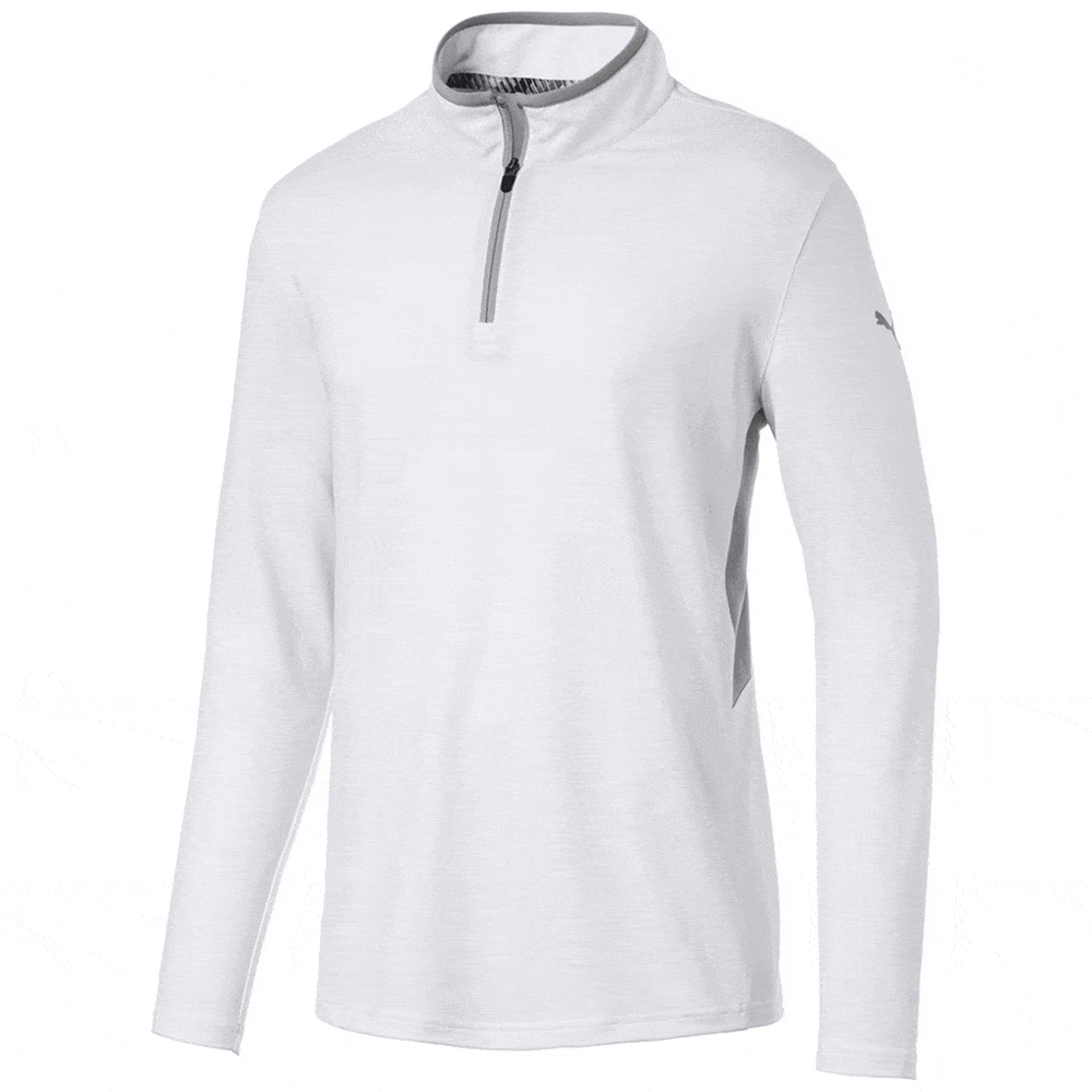 Puma Men's Rotation 1/4 Zip Bright White 57790002