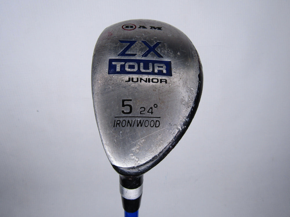 Ram ZX Tour #5 24° Junior Hybrid Junior Flex Graphite Shaft Junior Left Hand Golf Stuff 