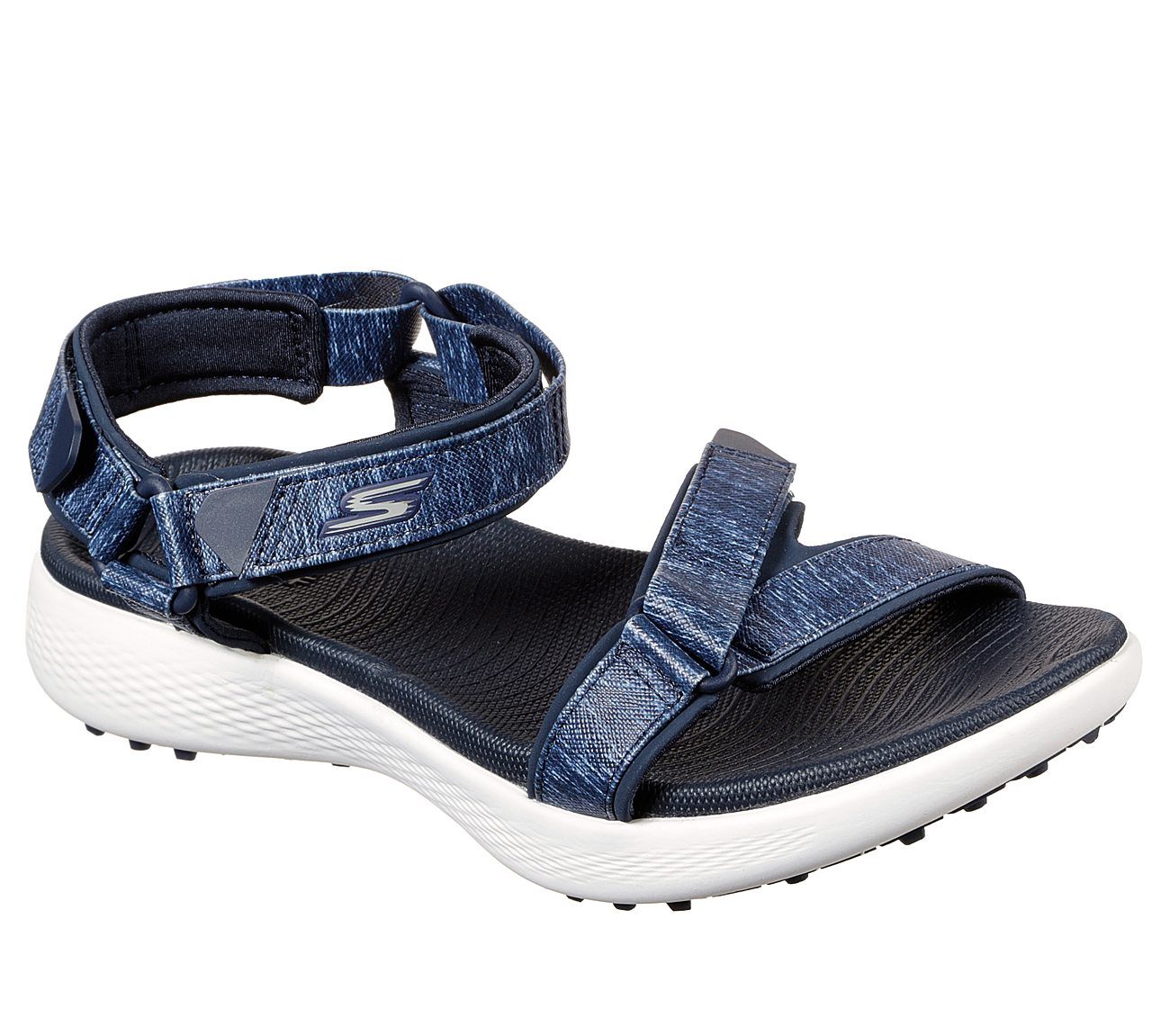 Skechers Go Golf 600 Sandal 17015 Navy/White Golf Stuff 5M 