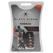 Softspikes Black Widow Tour Shoe Spikes Softspikes Golf Supply House Q-Fit (other packaging) 