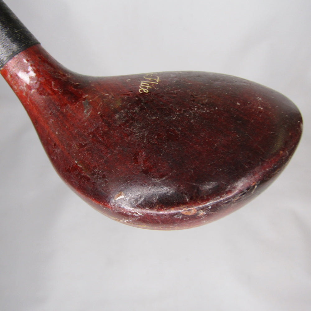 Spalding Top-Flite Persimmon Driver Medium Flex Steel Shaft Men's Right Hand Golf Stuff 